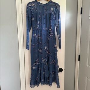 COOPER ST floral long sleeve dress